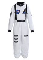 ReliBeauty Boys Girls Kids Children Astronaut Role Play Costume, White, 4T-4