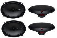 4) New Rockford Fosgate R169X2 6x9" 260W 2 Way Car Coaxial Speakers Audio Stereo