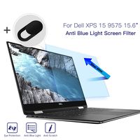 Anti Blue Light Screen Filter Protector for Dell XPS 15 9575 15.6", Anti Glare Screen Protector with Webcam Cover, Blue Light Blocking Eye Protection Screen Protector for Dell XPS 15 9575