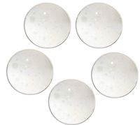 5 Extra Large Multipurpose Gripping Pads, Removable Super Sticky Gel Pads. Round Crystal Clear, Washable, Removable and Does not Leave Any Residue. Stick to Any Surface