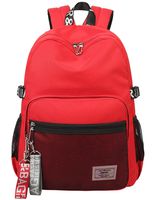 El-fmly Cute Backpack for Teen Girls Lightweight Casual Fashion Shoulder School Bookbag Travel Outdoor Laptop Daypack Red Bag