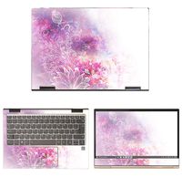 decalrus - Protective Decal Floral Skin Sticker for Lenovo Yoga 730 13 (13.3" Screen) case Cover wrap LEyoga730_13-110
