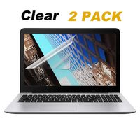[2PCS Pack] 15.6-inch Laptop Crystal Clear Screen Protector, Notebook Computer Screen Guard Protector Compatible HP/DELL/Asus/Acer/Sony/Samsung/Lenovo/Toshiba etc, Display 16:9 (2-Pieces/Pack)