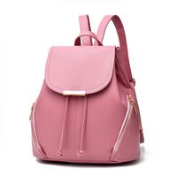 Mikty Women Mini Leather Backpack Multi-Way Casual School Backpack for Girls, Teens, WomenSchoolbag Mini Casual Daypack Pink