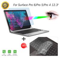 Anti Blue Light Screen Protector for Microsoft Surface Pro 6 /Surface Pro (5th Gen)/ Surface Pro 4 12.3" Screen Filter with Keyboard Cover Anti Blue Light & Glare Blocking Screen Protector Cover Film