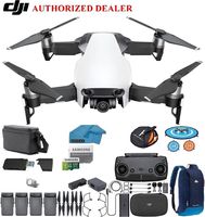 DJI Mavic Air Fly More Combo Drone - Quadcopter with 64gb SD Card - 4K Professional Camera Gimbal - 4 Battery Bundle - Kit - with Must Have Accessories (Arctic White)