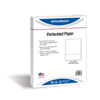 PrintWorks Professional Perforated Paper, 500 Sheets, 3" Perf