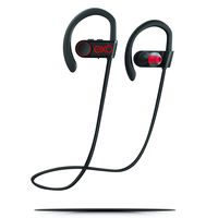 EXO Audio Wireless Earbud Headphones (Flex, Red)