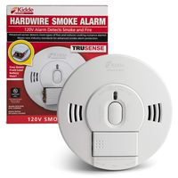 Kidde 21028502 AC/DC Wire-in Smoke Alarm Detector with TruSense Technology | Front Load Battery Backup | Voice Notification | Model 2070-VASR, White