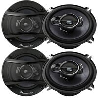 4 x Pioneer TS576M 5.25" 300W Max 3-Way Speakers (2 Pairs)