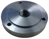 HHIP 3900-3212 3 Jaw Chuck 1-1/2-8 Threaded Backplate, 4"