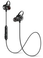 Diginex Bluetooth Earbuds Wireless Magnetic Headset Sport Earphones for Running IPX7 Waterproof Headphones 9 Hours Playtime High Fidelity Stereo Sound and Noise Cancelling Mic 1 Hour Recharge Black