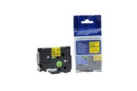 UBICON P Touch Label Tape for Brother TZE-S251 Label Printer; Black on Yellow; Single Pack; Each Tape is 24 mm (1 inch) Wide and 8 Meters (26 feet) Long