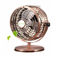Lucstar Retro USB Fans Personal Vintage Table Desk Art Decoration for Office Home Bedroom Business Gift, Quiet Design 6Inch