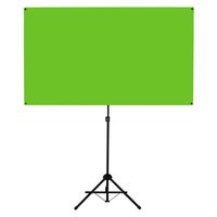 Valera Explorer 70 Inch Portable Green Screen for Streaming and Videos - Mounts on Tripod and Wall | Only 8 lbs | 2 min Setup | 16:9 Format | ChromaBoost Fabric with High Vibrancy for Low Lighting
