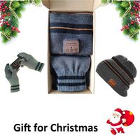 Bluetooth Beanie Hat Cap with Wireless Bluetooth Headphone Headset Earphone Music Audio Hands-Free Phone Call for Winter Sports Fitness Gym Exercise, by DeeFec - Gift Package