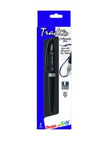 Pentel Arts Tradio Calligraphy Pen, Water-Based Ink, 1.8mm, Black Barrel - TRC118ABP