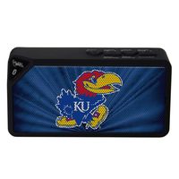 AudioSpice NCAA Kansas Jayhawks BX-100 Bluetooth Speaker, Black