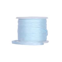 Threadart 100% Pure Silk Ribbon - 2mm Pale Blue - No. 600-3 Sizes - 50 Colors