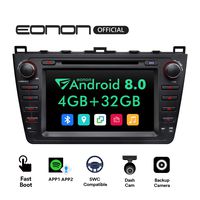 Android Auto and Carplay Car Stereo,Eonon 8 Inch Android Head Unit 4GB RAM+ 32GB ROM Octa-Core Android Car Radio Applicable to Mazda 6 2009,2010,2011 and 2012-GA9198B2