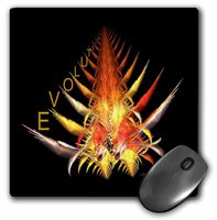 3dRose LLC 8 x 8 x 0.25 Inches Mouse Pad, Spine of Evolution Fractal Art (mp_6689_1)