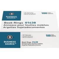 Business Source Standard Book Rings