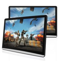 12.5" Android 9.0 Screens Headrest Multimedia System Ultra-Thin Rear Seat TV Monitors Video Players, IPS Touch Screen 4K, WiFi Sync Screen Wireless Phone Cast HDMI in/Out Bluetooth FM USB TF Card