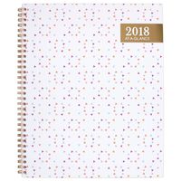 AT-A-GLANCE Weekly / Monthly Planner, January 2018 - December 2018, 8-1/2" x 11", Spritz (1048-905)