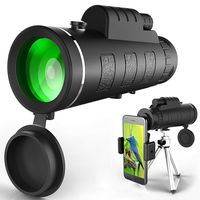 Monocular Telescope, High Power Monocular Scope Waterproof Monoculars with Phone Clip and Tripod for Cell Phone for Bird Watching 02