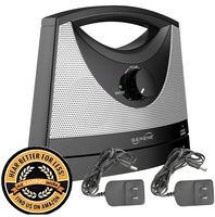 Serene Innovations TV-SB Wireless TV Listening Speaker w/Free Extra Power Adapter & EZ Living Aids Drink Coaster