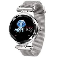 Pard New Women's Smart Watch, Elegant Heart Rate Blood Pressure Fitness Tracker, Silver