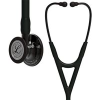 3M Littmann Cardiology IV Diagnostic Stethoscope, Smoke-Finish Chest Piece, Black Tube,  Smoke Stem and Headset, 27 Inch, 6162