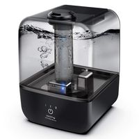 BAYKA Cool Mist Humidifier, 4L Top Fill Ultrasonic Desk Humidifier for bedroom, Portable Essential Oil Humidifiers with Adjustable Mist Output, Works Up to 28 Hours, Auto Shut-off