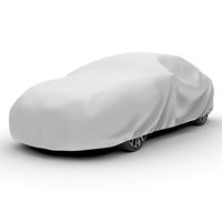 Budge B-4 Lite Car Cover Gray Size 4: Fits Sedans up to 19' Scratch Resistant, Breathable, Dustproof, Dirtproof