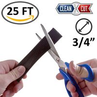 Techflex 3/4 Clean Cut Sleeving 25 ft. Black