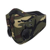 West Biking Mesh Dust/Pollution Mask for Air Filtration, Sport Mask with Exhalation Valves Filters, Activated Carbon N99 PM2.5 Filters Air Purifier (05)