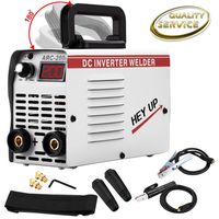 Arc Welder 110V 130Amp MMA Stick Welding Machine IGBT Inverter DC Welder LCD Display for Beginner with Electrode Holder Clamp