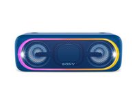 Sony XB40 Portable Wireless Speaker with Bluetooth and Speaker Lights, Blue (Renewed)