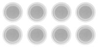 (8) Rockville CCL5T White 70V 5" Commercial Ceiling Speakers 4 Restaurant/Office