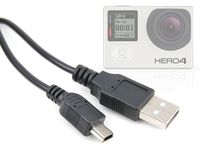 USB Data Sync Cable For GoPro Hero 4 (Black & Silver), 3+, 3, 2 And HD Hero Cameras - by DURAGADGET