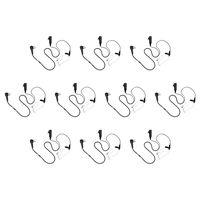 10 Pack Maxtop ASK4038-H1 2-Wire Clear Coil Surveillance Kit Earphone for Hytera TC500 RELM RP6500 RCA BR250