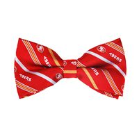 Gloral HIF San Francisco 49ers Men's Woven Polyester Rhodes Bow Tie Bowtie