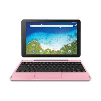 Newest Premium High Performance RCA Viking Pro 10.1" 2-in-1 Touchscreen Laptop Computer Tablet Quad-Core Processor 1G Memory 32GB Hard Drive Detachable-Keyboard Android 8.1 (10 Inch, Pink)