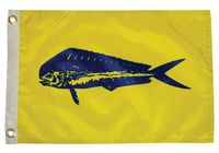 Taylor Made Products 4218, Fish Flag, Nylon, 12 inch x 18 inch, Dolphin