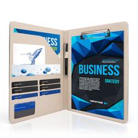 AHGXG Padfolio/Resume Portfolio Folder - Interview/Letter Document Organizer & Business Card Holder - with Letter-Sized Writing Pad Professional Gift for Business, Interview, Resume - Silver