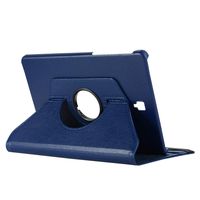 Protective Case for Galaxy Tab A 2019, elecfan PU Leather Stand Cover Full Protection Lightweight Slim Fit 360 Degrees Rotating Smart Shell for Galaxy Tab A 10.1 2019 T510/ T515 (Dark Blue)