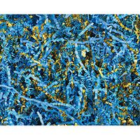 Amscan 180190 Easter Paper Shred, 1.5 oz, Blue/Gold