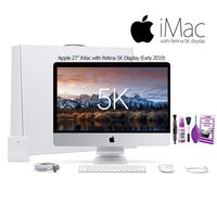 Apple 27-Inch iMac with Retina 5K Display MRR12LL/A (Early 2019) with Deluixe Cleaning Set