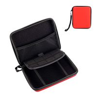OOTSR Carrying Storage Case Compatible for Nintendo 2DS, Waterproof Travel Hard Protective Case Replacement for Nintendo 2DS, Red