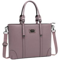 Laptop Bag for Women, Superior Laptop Tote Bag Computer Briefcase Fits up to 15.6 Inch Laptop for Women Work Office Business School Travel by ZMSnow (Purple)